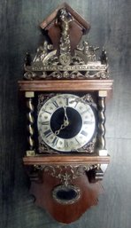 Zaanse Dutch Ornate Clock - Clock Works Replaced.    RevJ/c5