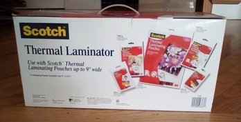 Scotch Thermal Laminator, Brand New - Just Opened Box Contents For Photos LR