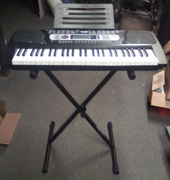 Rock Jam RJ-654 Electronic Keyboard & QuikLoc Adjustable Stand - Ready To Play RC/cV3