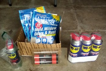 New 3-pack WD-40, 5 Pkgs Dri-It Moisture Absorber (2 Pouches Each), 2 Coastal All Purpose  Grease/Gar