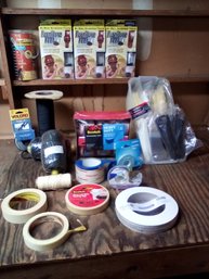 Big Lot Of Tape, Antenna Rope, Velcro Ties, Zip Ties, Super Sliders & Furniture Feet/gar