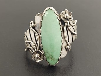 SOUTHWESTERN DESIGNER CAROLYN POLLACK STERLING SILVER TURQUOISE RING