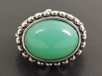 SOUTHWESTERN DESIGNER CAROLYN POLLACK STERLING SILVER VARISCITE RING