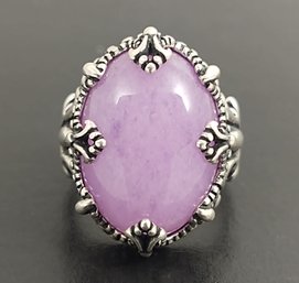 SOUTHWESTERN DESIGNER CAROLYN POLLACK STERLING SILVER PURPLE QUARZITE RING