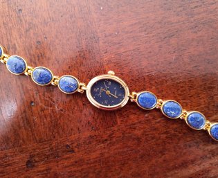 Beautiful Ladies Watch With Stone Insets Band, Like New