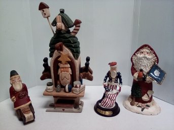 Santas-Sparks Wood- Derek Adams, 1996 Walnut Ridge 66/250 Ceramic, Duncan Royale & Constance Collection LyS/C5