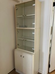 2 Off White Wall Units - 6 Pieces Interchangeable