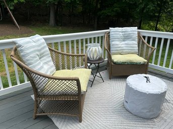 Pretty Outdoor Chairs, Set Of 2