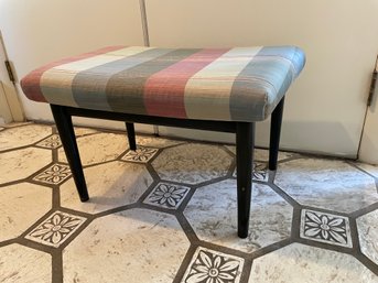 Mid Century Upholstered Stool-bench (left)