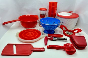 Collanders, Salad Spinner, Nut Chopper & Other Kitchen Tools, Some New