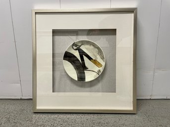 Contemporary Plate In Shadow Box Frame