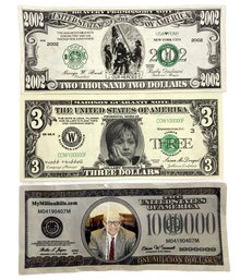 Funny Money (Three (3) Bills In Total)