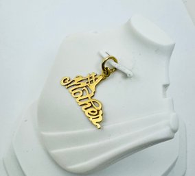 14K GOLD #1 MOTHER PENDANT OR CHARM