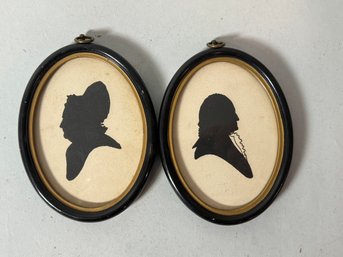 ANTIQUE GEORGE AND MARTHA WASHINGTON SILHOUETTES