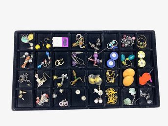 Collection Of 37 Pairs Of Assorted Estate Earrings
