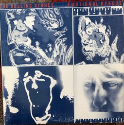 THE ROLLING STONES - EMOTIONAL RESCUE - 1980 - LP W/ Poster COC 16015 - VERY GOOD CONDITION