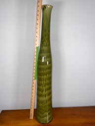 Decorative Vase Wasabi Green 5x32 No Chips