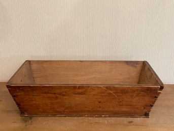 Large Wooden Dovetail Dough Box Tray
