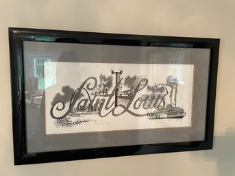 Gorgeous 'saint Louis' Signed SB 14/200 Black And White