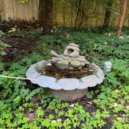 A Concrete Bird Bath/fountain