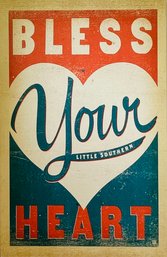 Bless Your Heart By Anderson Design Group Canvas Art Print