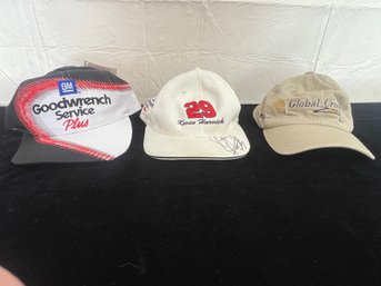 NASCAR Hats Lot - Kevin Harvick Signed Hat