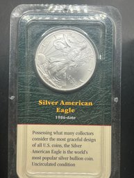 2000 Uncirculated Silver American Eagle Dollar In Littleton Case