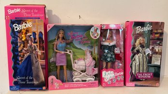 Four Barbies