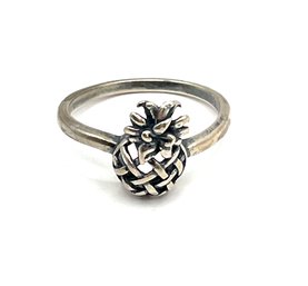 Vintage Sterling Silver Pineapple Ring, Size 8.5