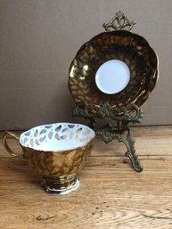 Royal Albert Golden Leaves Teacup & Saucer