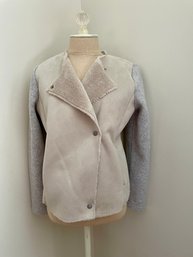 BB Dakota Double Breasted Faux Fur Jacket, Size M