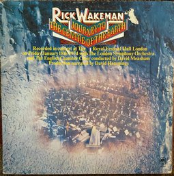 Rick Wakeman - Journey To The Center Of The Earth -  1974 Record SP3621 - W/ Book