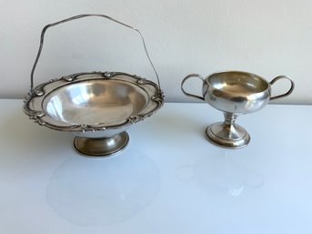 Two Vintage Sterling Silver Vessels