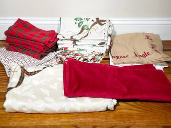 Christmas Linens From Williams-Sonoma And More