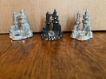 Metal Mini-Castles Set - 5 Castles