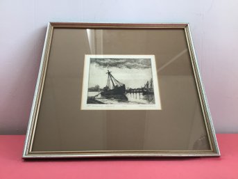 Last Anchorage, Yarmouth Lithograph