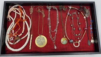 Contents Of Red Tray- Necklace Assortment