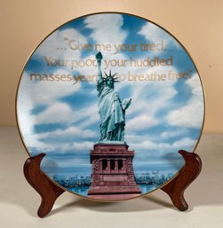 'America's Monuments Of Freedom' 1985 Collector Plate First Issue