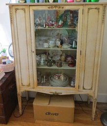 French Country Style One Door China Closet