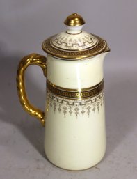 Cauldon Porcelain Gold Decorated Small Sized Lidded Pot