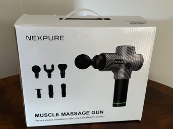 Nexpure Muscle Massage Pain Relief Therapy Gun - NEW IN BOX