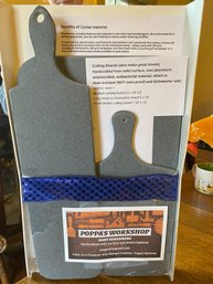 Poppa's Workshop - Corian Cutting Boards - 3 Sizes