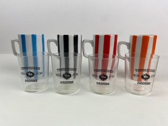 Striped Turkish Coffee Cups & Tennessee Squire Shot Glasses