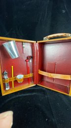 Leeds Luggage Travel Case With Mixed Drinking Set #1