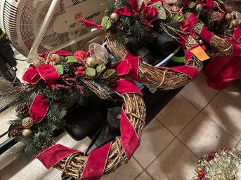 Set 4 Grapevine Wreaths