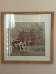 P Buckley Moss Artwork And Frame