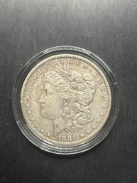 1881 Morgan Silver Dollar