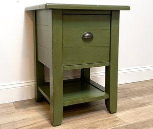 A Rustic Wood End Table