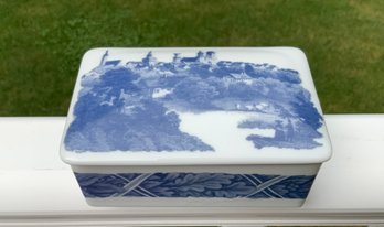 Vintage Este Lauder Porcelain Trinket Box ~ Made In Japan ~
