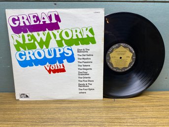 Great New York Groups Vol. 1 On 1978 Laurie Records Mono. First Pressing Vinyl. Dion & The Belmonts, Mystics.